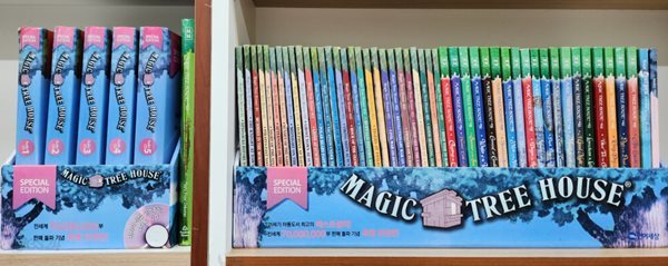 MAGIC TREE HOUSE 48권(1~48번),워드북2권(1~43번에 해당),cd63장(2~47번)