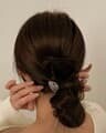 Mirror love hair strap H 28