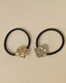 Crushed diamond hair strap H 71