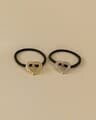Empty heart hair strap H 35