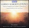 Duo Komma 귀도 알베르토 파노: 환상 소나타, 안단테 아파쇼나토 외 (Guido Alberto Fano: Sonata Fantasia, Andante appassionato)