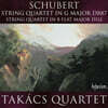 Takacs Quartet 슈베르트: 현악 4중주 15번, 8번 (Schubert: String Quartets D.887, D.112)