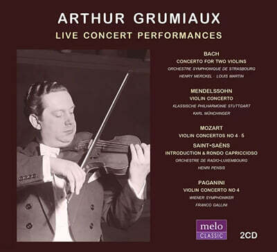 Arthur Grumiaux 아르튀르 그뤼미오 실황 에디션 (1954-1971) (Live Concert Performances)