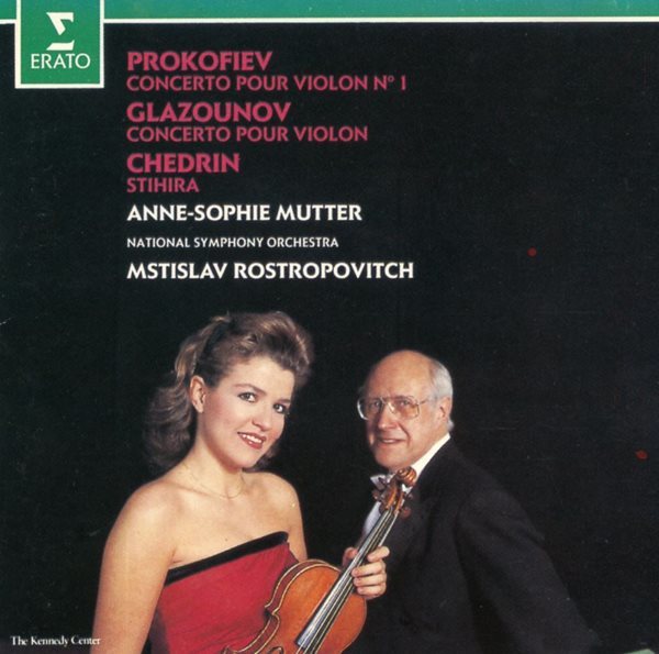 안네 소피 무터,로스트로포비치 - Prokofieff,Glasunow,Chedrin Violinkonzert Nr.1 [E.U발매]