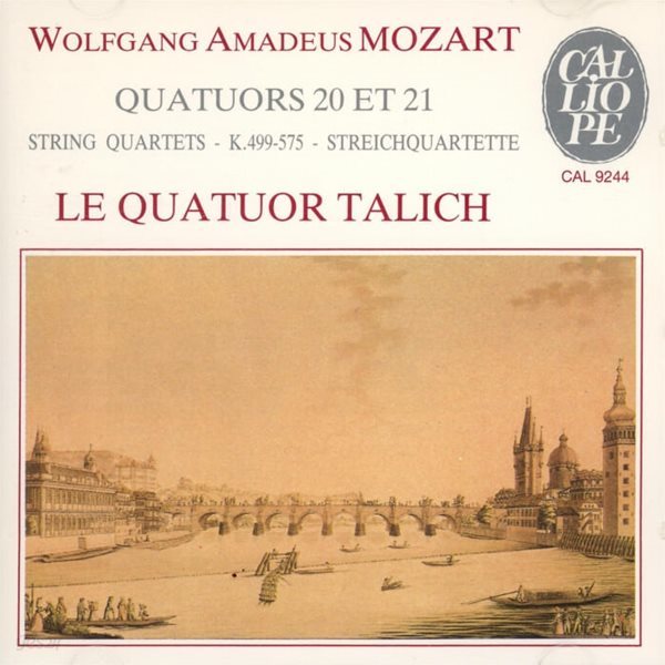 Mozart : Quatuors 20 Et 21/ String Quartets - K. 499-575 탈리히 사중주단 (Le Quartuor Talich)(France 발매)
