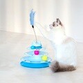 [레토] 고양이 장난감 회전 공놀이 3단 트랙볼 (LPT-TB02)