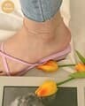 [925 silver] Miss You Anklet L 16