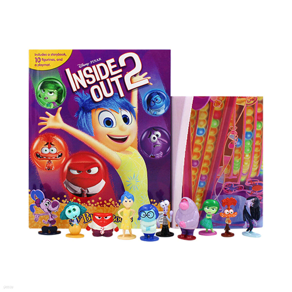 Disney Pixar Inside Out 2 My Busy Books  디즈니 픽사 인사이드 아웃 2 비지북 피규어 책