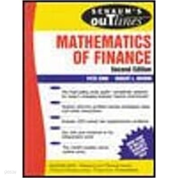 Schaum&#39;s Outline of Mathematics of Finance (Paperback, 2, Revised) 