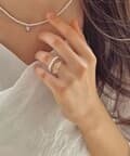 breezy pearl ring set