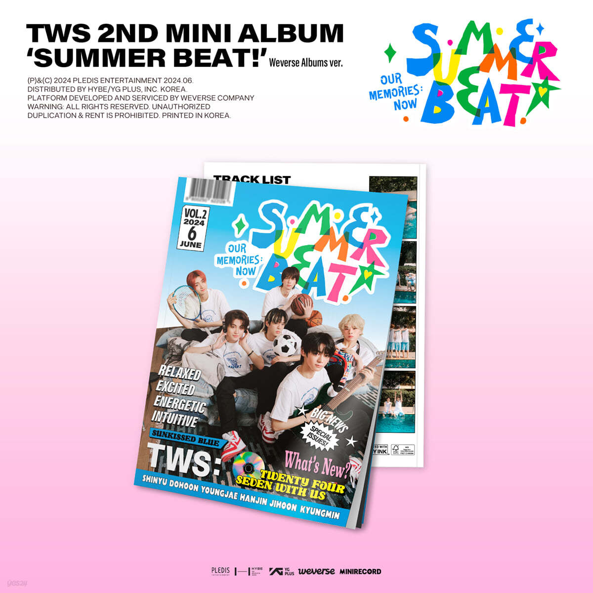 TWS (투어스) - 2nd Mini Album &#39;SUMMER BEAT!&#39; [Weverse Albums ver.]