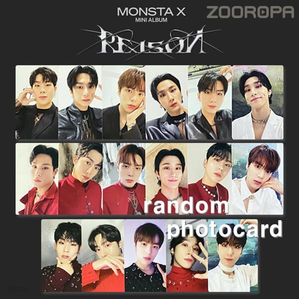 [새상품/1포토카드] 몬스타엑스 MONSTA X REASON