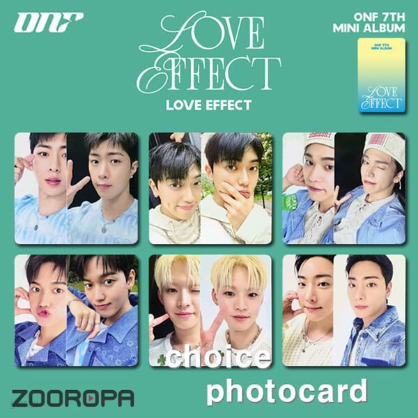 [새상품/2포토카드] 온앤오프 ONF LOVE EFFECT LOVE VER.