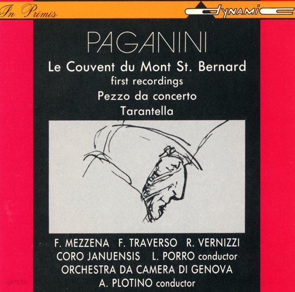 프랑코 메체나 - Franco Mezzena - Paganini Le Couvent Du Mont St. Bernard [오스트리아발매]