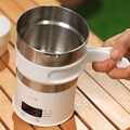 썸잇 휴대용 여행용 접이식 전기포트 커피포트 미니포트 올스테인레스 분유포트