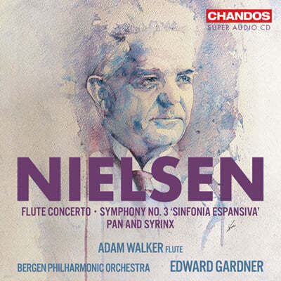Adam Walker 닐센: 플룻 협주곡, 교향곡 3번, 판과 시링크스 (Nielsen: Flute Concerto, Symphony No. 3, Pan And Syrinx)