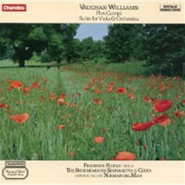 Frederick Riddle, ~/ Vaughan Williams : Flos Campi, Suite For Viola &amp; Orchestra (수입/CHAN8374)