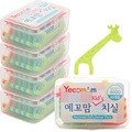 예꼬맘 유아 치실 하드케이스 5개 아기 어린이