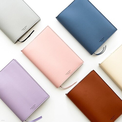 [예스24배송] 가름끈 가죽 카드수납 책커버 북커버 L