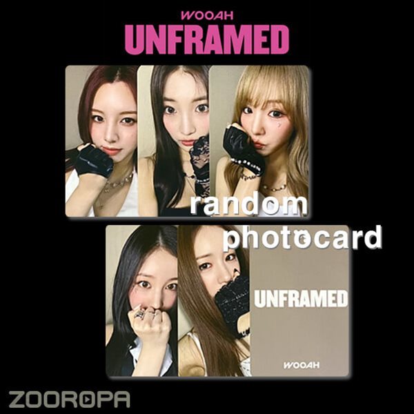 [새상품/A 포토카드] WOOAH 우아 UNFRAMED (정품/애플뮤직)