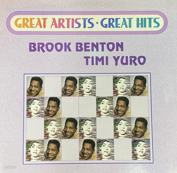 [LP] 브룩 벤튼,티미 유로 - Brook Benton,Timi Yuro - Great Artists, Great Hits LP [서울-라이센스반]