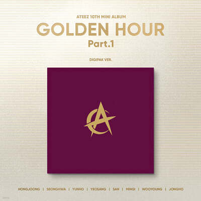에이티즈 (ATEEZ) - GOLDEN HOUR : Part.1 [Digipak VER.][버전 8종 중 1종 랜덤 발송]