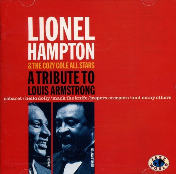 라이오넬 햄튼 (Lionel Hampton) &amp; Cozy Cole All Stars - A Tribute To Louis Armstrong(Portugal발매)