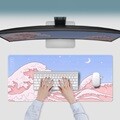 가나가와 해변의 높은 파도 마우스장패드 2XL(900x400x4mm)