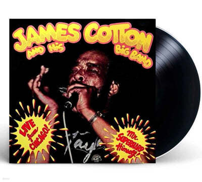 James Cotton And His Big Band (제임스 코튼 앤 히스 빅밴드) - Live In Chicago - Mr. Superharp Himself! [LP]