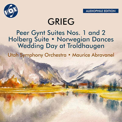 Maurice Abravanel 그리그: 페르귄트 모음곡, 홀베르그 모음곡, 노르웨이 춤곡, 트롤하우젠의 결혼식날 (Grieg: Peer Gynt Suites Nos.1 And 2, Holberg Suite)