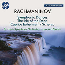 Leonard Slatkin 라흐마니노프: 교향적 무곡, 죽은 자들의 섬, 보헤미안 카프리스, 스케르초 (Rachmaninov: Symphonic Dances)