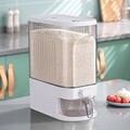 [레토] 쌀통 10kg 원터치 계량 밀폐 쌀보관 잡곡통 (LAC-MR02)