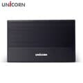 유니콘  HDD-700VA USB3,1 5G C타입 A C젠더 2,5인치 외장하드케이스 알루미늄 슬라이드조립