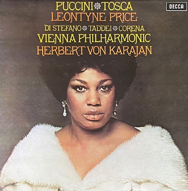 [LP] 레온타인 프라이스 - Leontyne Price ?- Puccini Tosca 2Lps [성음-라이센스반]