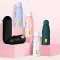 고급 케이스 초미니 캡슐 우산 양산 UV 차단 6color 초경량 초소형 암막 양우산 마카롱 3단 우양산 자외선