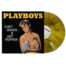 Chet Baker &amp; Art Pepper (쳇 베이커 &amp; 아트 페퍼) - Playboys [옐로우 마블 컬러 LP]