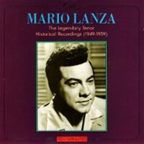 Mario Lanza / The Legendary Tenor - Historical Recordings (1949-1959) (수입/RMB999802)