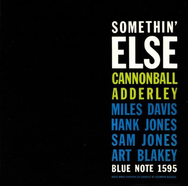 캐논볼 애덜리 (Cannonball Adderley) - Somethin&#39; Else(EU발매) (RVG Edition)