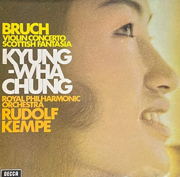 [LP] 정경화,루돌프 켐페 - Bruch Violin Concerto No.1, Scottish Fantasia LP [U.K반]