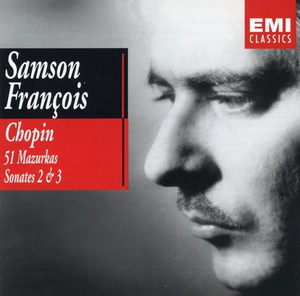 상송 프랑수아 - Samson Francois - Chopin 51 Mazurkas Sonates 2 &amp; 3 (마주르카 전곡 ,피아노 소나타 2,3번) 2Cds [E.U발매]