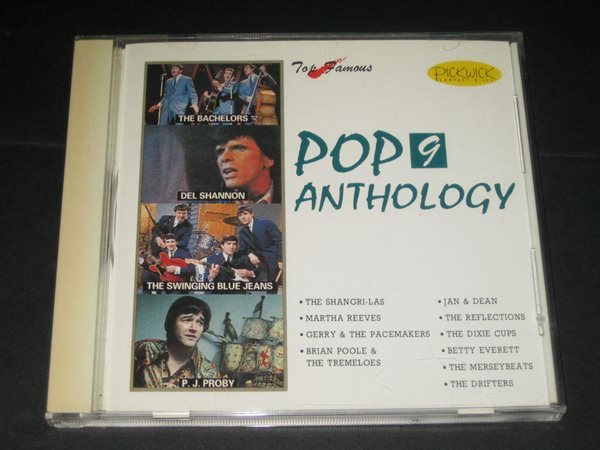 Pop Anthology 9 (1964년) CD음반 ,,, Elap Music ( Pick Wick Compact Discs) - THE SHANGRI-LAS / BRIAN POOLE &amp; THE TREMELOES