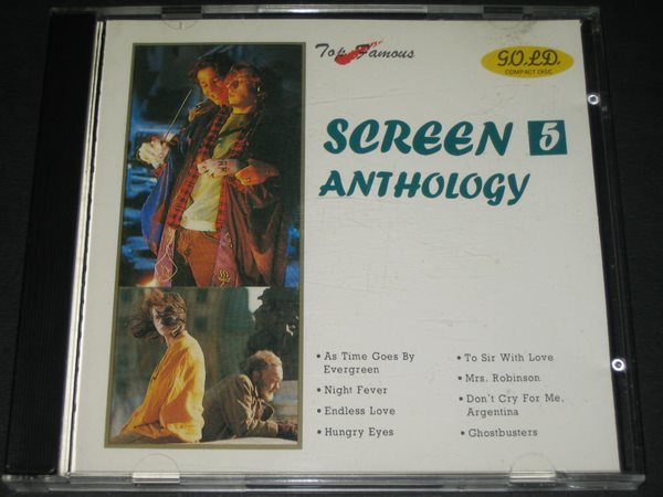 Screen 5 Anthology ,,, CD음반 (Gold compact disc) - as time goes by evergreen / night fever / endless love