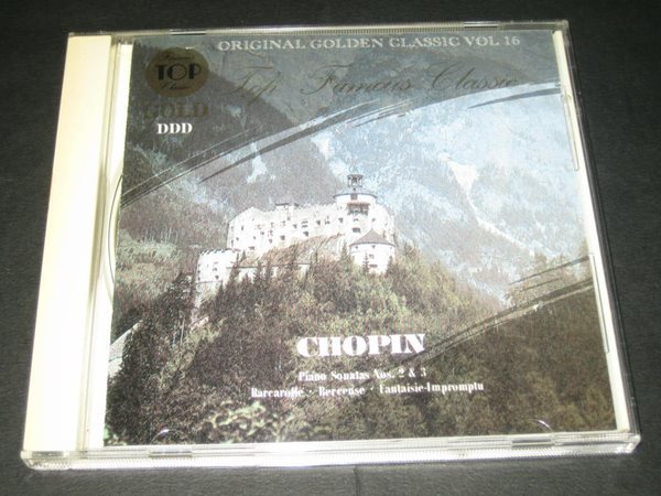 ORIGINAL GOLDEN CLASSIC VOL.16 CD음반 - CHOPIN ,,, (DDD 녹음방식 1993 독일 ) 