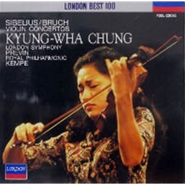 정경화 (Kyung-Wha Chung), Rudolf Kempe / Sibelius &amp; Bruch : Violin Concertos (일본수입/FOOL23095)