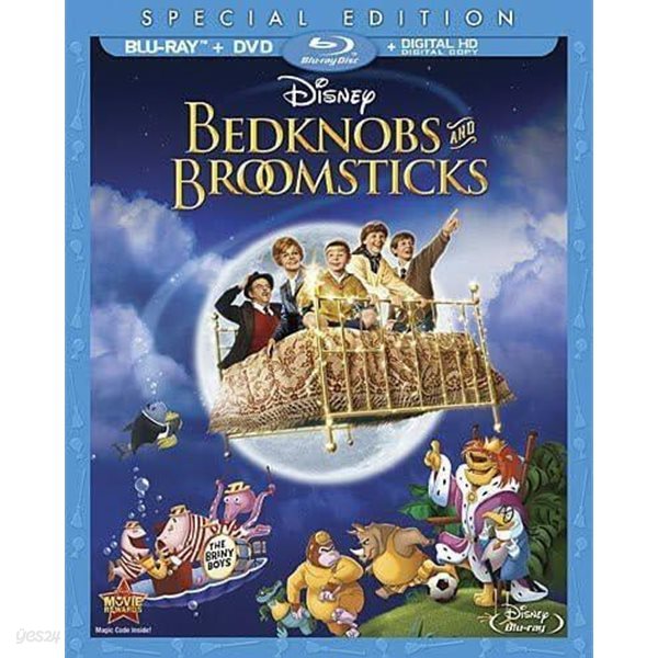 Bedknobs And Broomsticks Special Edition [Blu-ray]블루레이 침대 손잡이와 마녀빗자루 디즈니 영화 Disney Film