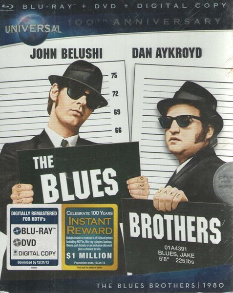 [수입] The Blues Brothers [Blu-ray + DVD] 한글무자막 블루레이 + DVD