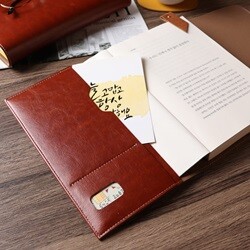 [무료각인] 오브리즈 공방 클래식 가죽 북커버 책커버(사은품증정)