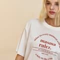 circle symbol cool cotton T-shirt _White