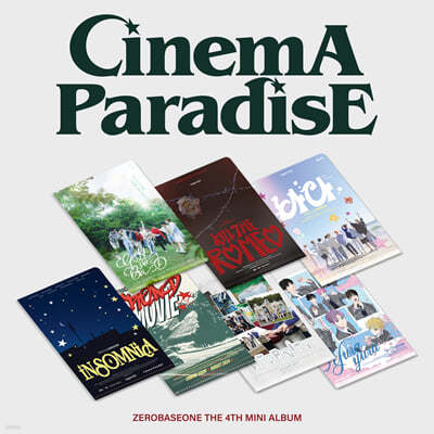 ZEROBASEONE - 미니앨범 4집 : CINEMA PARADISE [ZEROSE ver.][7종 SET]