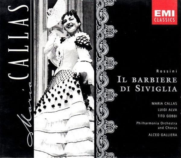 Rossini : 세빌리아의 이발사 (Il Barbiere Di Siviglia) - 칼라스 (Maria Callas) (2CD)(Holland발매)(미개봉)